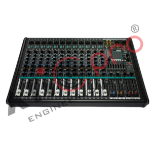 12 Channel Live Mixer With 2 Aux Model AT12